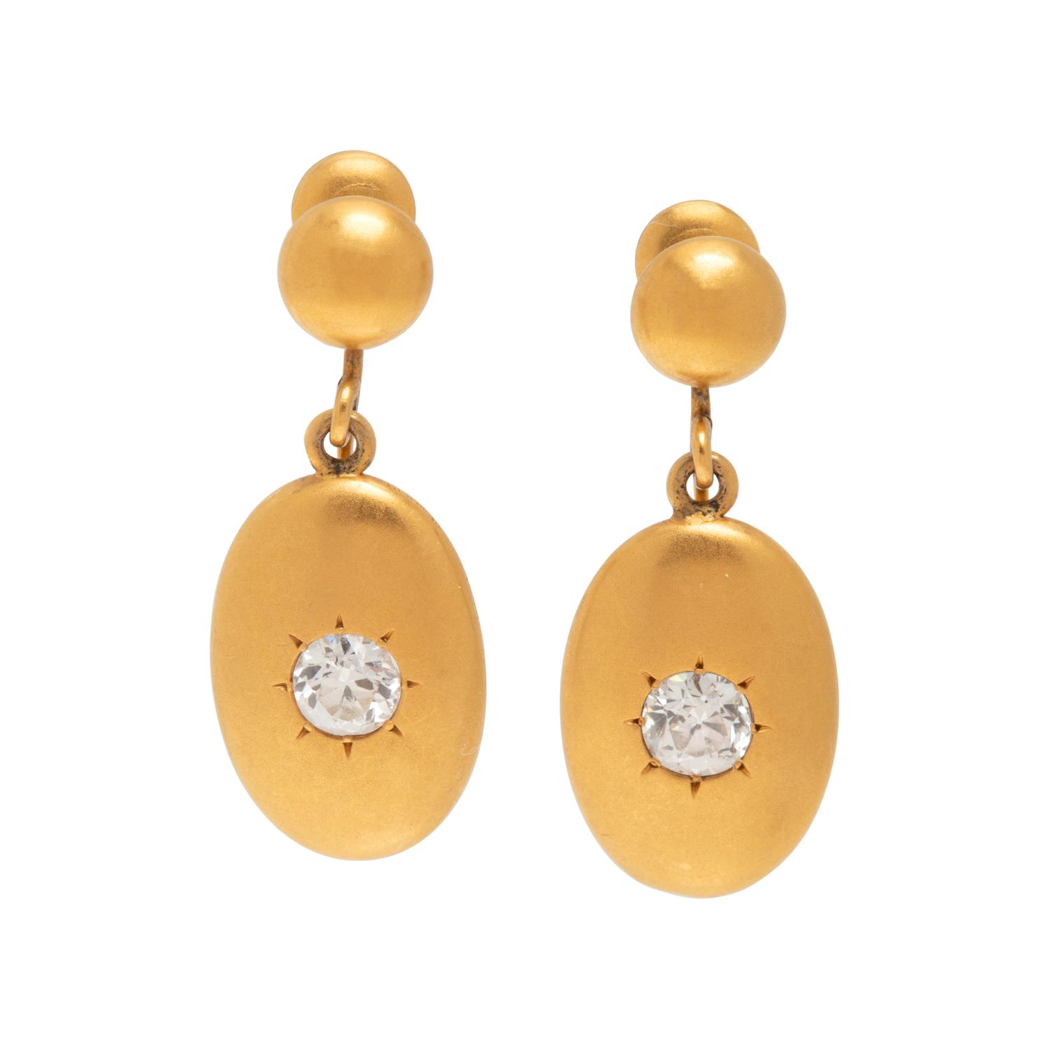 ANTIQUE, COLLECTION OF GOLD-FILLED AND DIAMOND JEWELRY