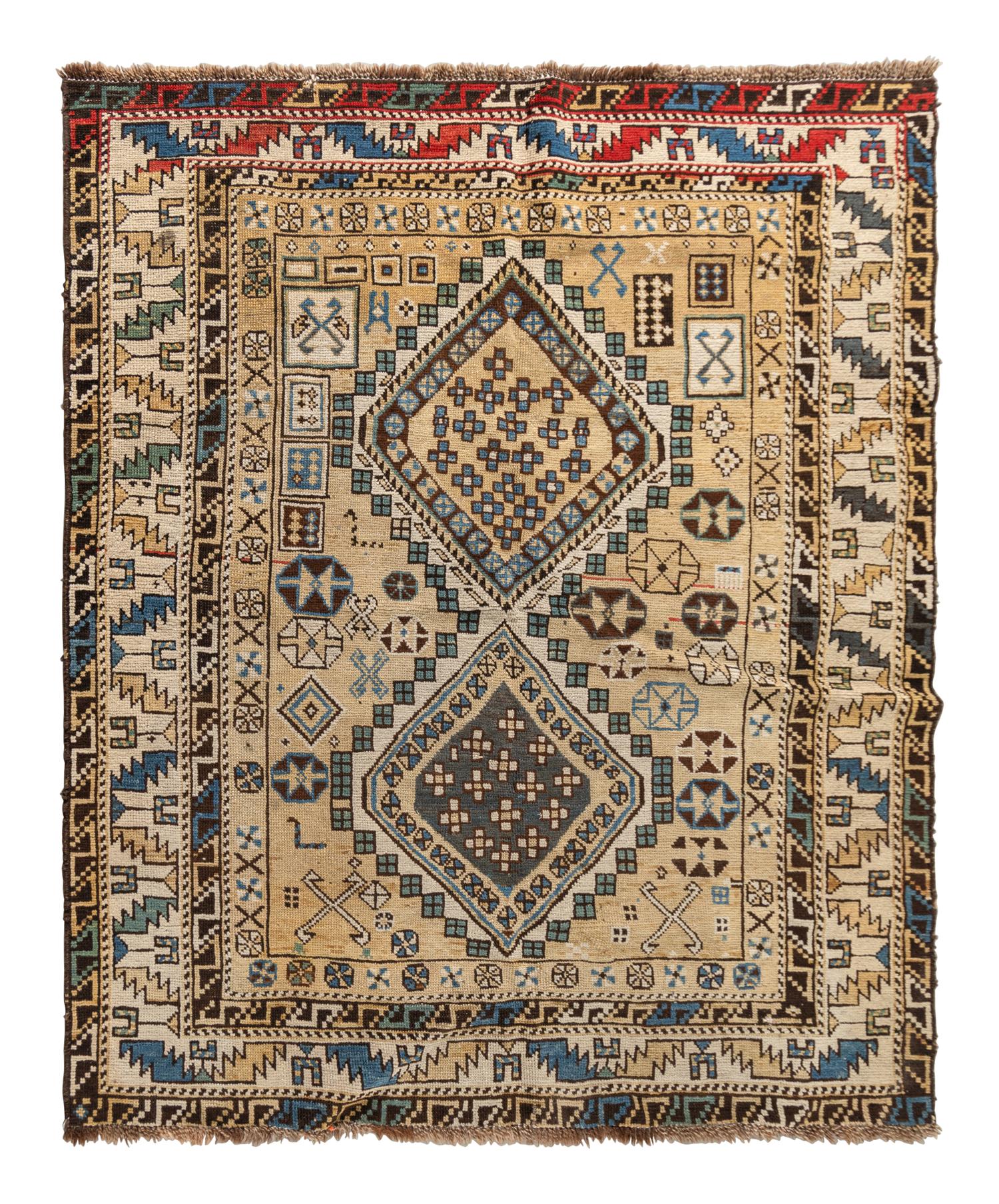 A Kuba Wool Rug