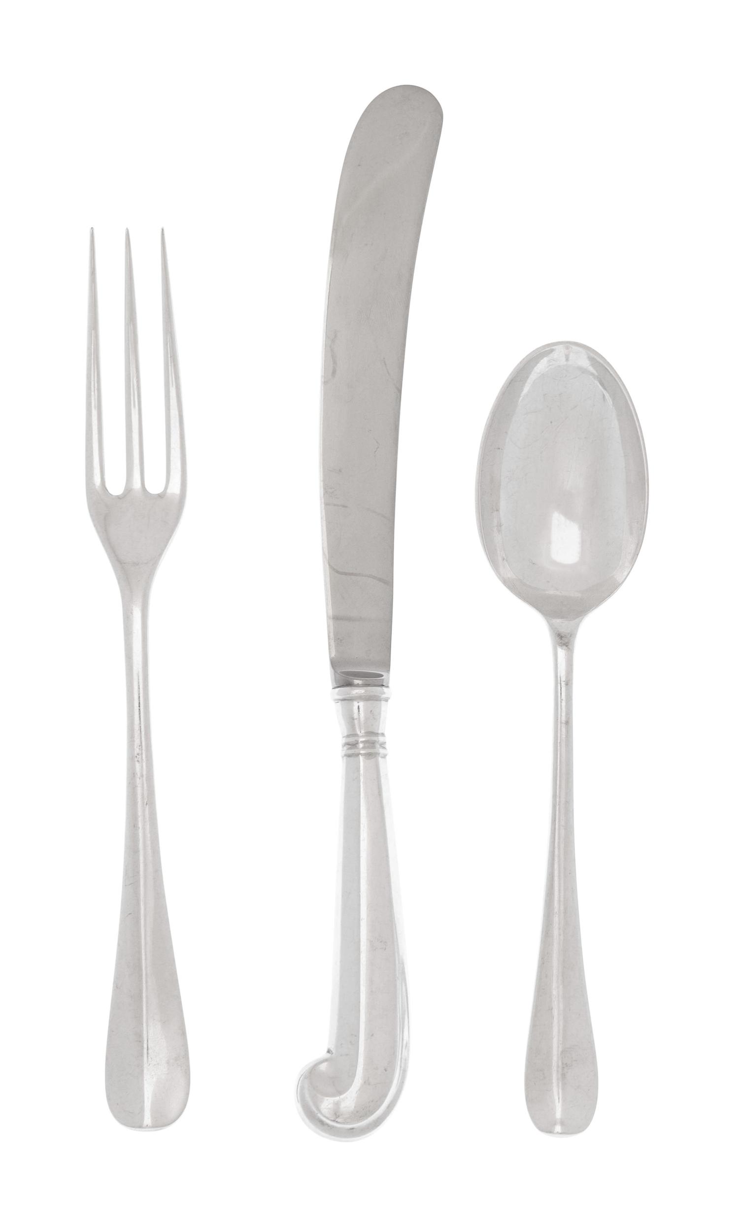 A Collection of Silver Flatware Articles