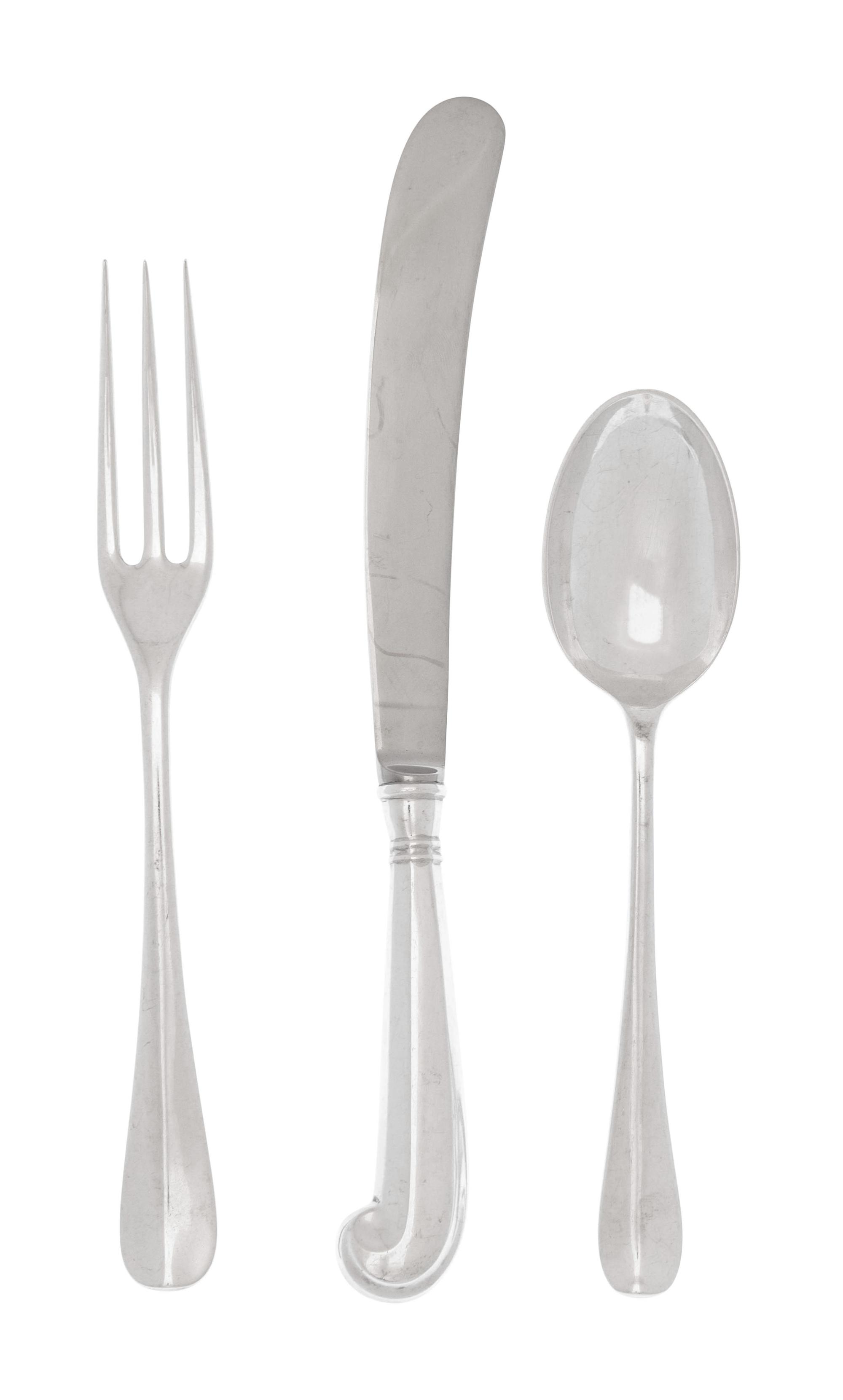 A Collection of Silver Flatware Articles