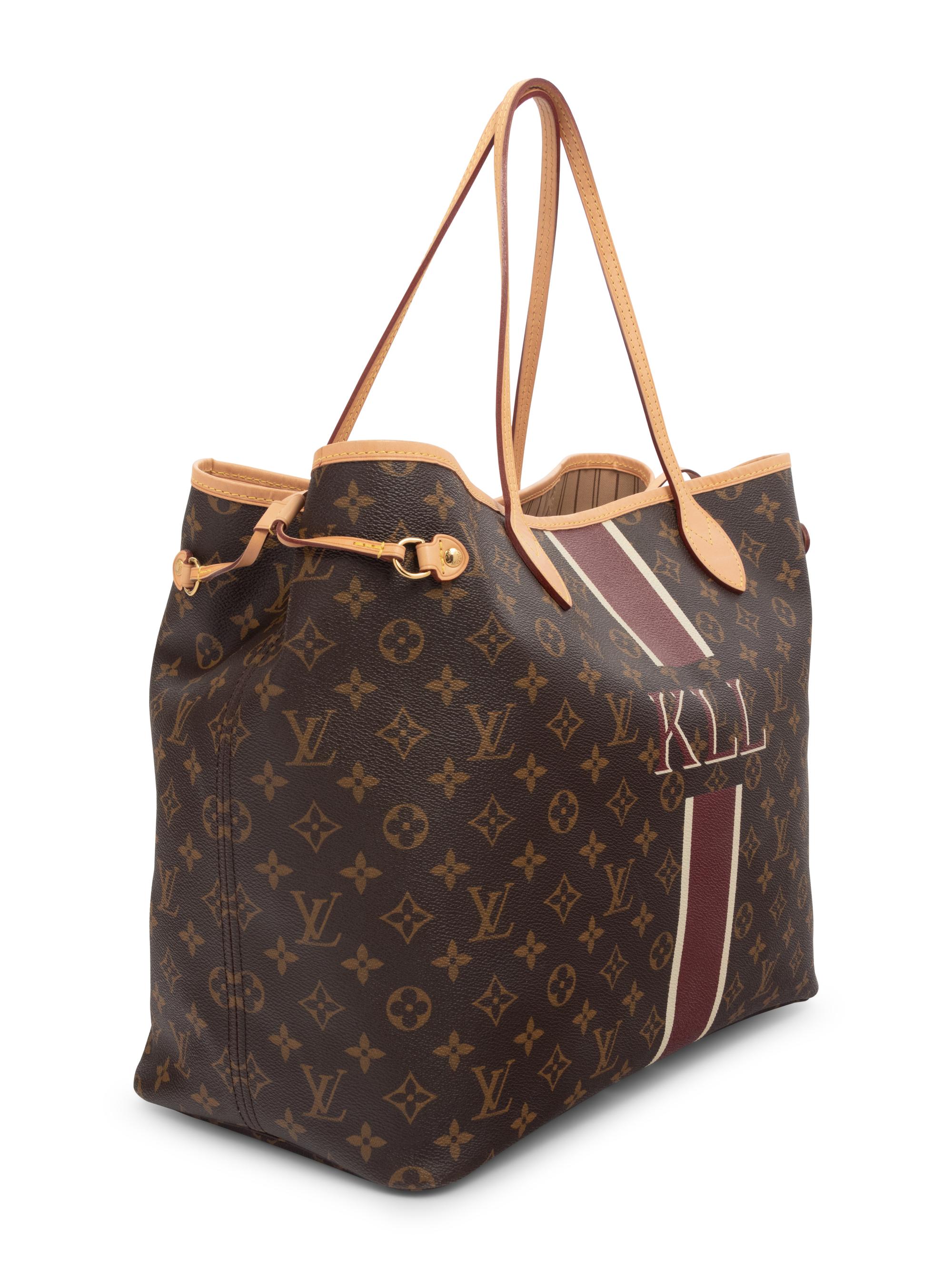 Louis Vuitton Monogram Neverfull Tote Bag and Wristlet, 2015