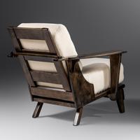 Lounge Chair and Ottoman, c. 1960 H.T. Cushman Manufacturing Company