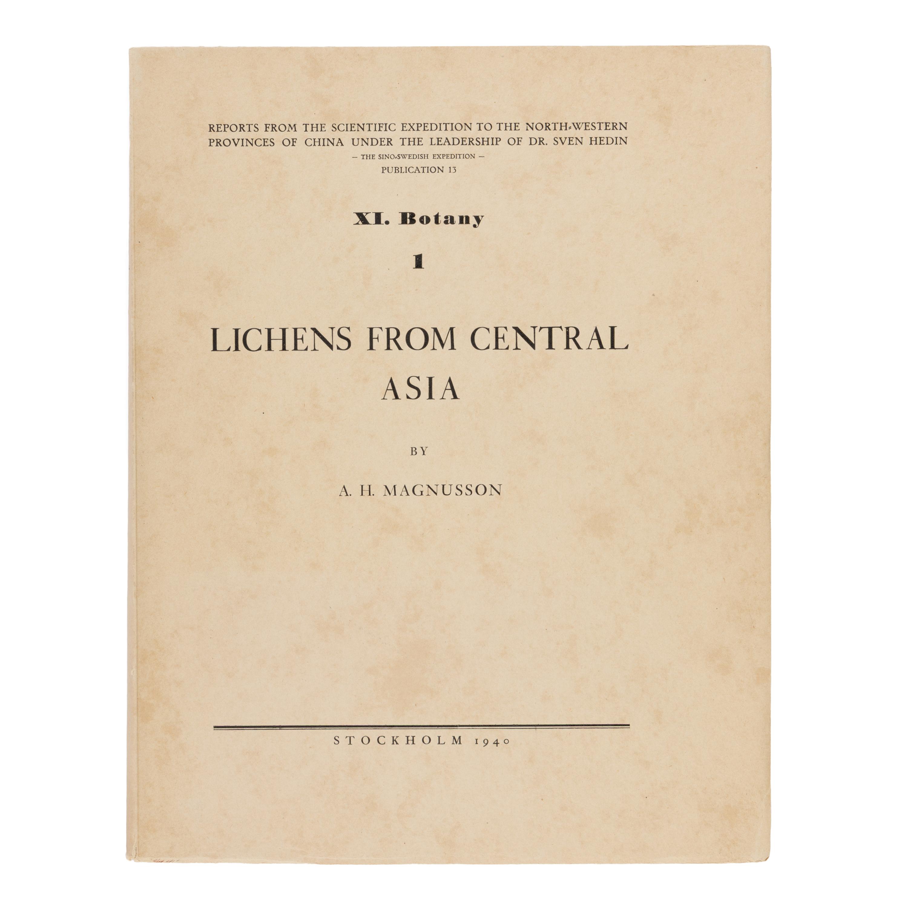 [Travel & Exploration]. (Hedin, Sven). Reports from the Scientific Expedition to the North-Western Provinces of China Under the Leadership of Dr. Sven Hedin