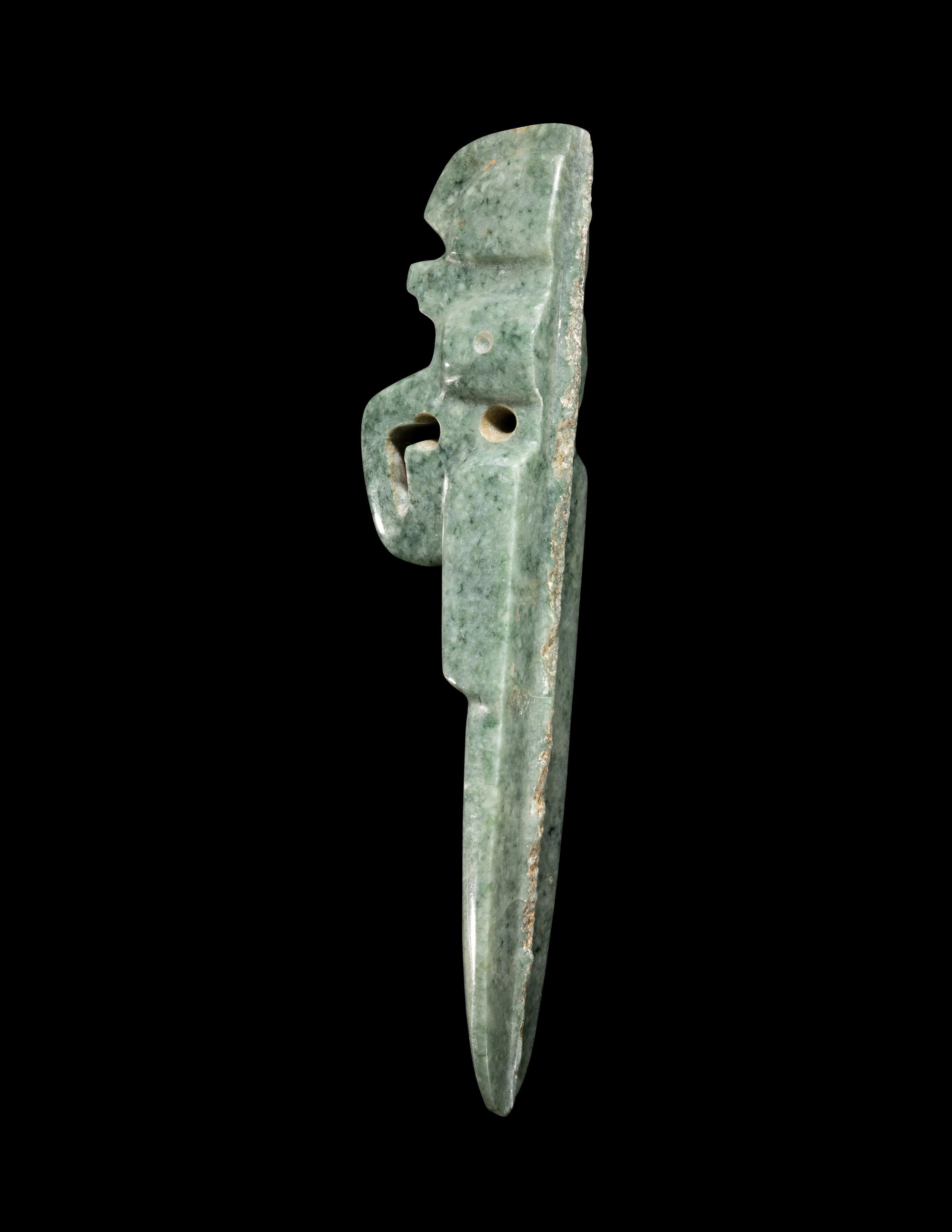 A Costa Rican Jade Avian Pendant