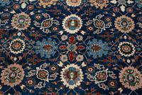 A Chinese Kurdistan Design Wool Rug — 20th Century
