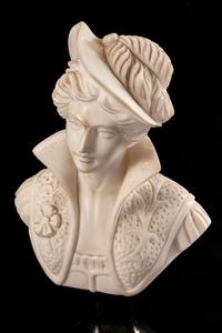 A Set of Four Italian Marble Busts of Women