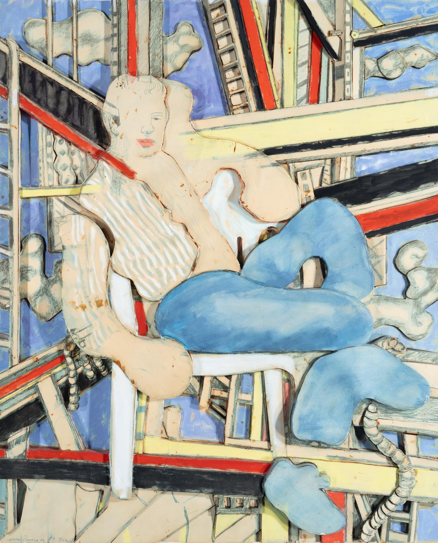 Larry Rivers (American, 1923–2002) — Blue Collar Holiday, 1990