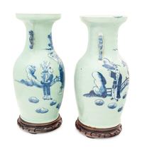 A Pair of Chinese Porcelain Vases
