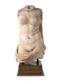 A Roman Marble Torso of the Goddess Venus (Pontia - Euploia Type)