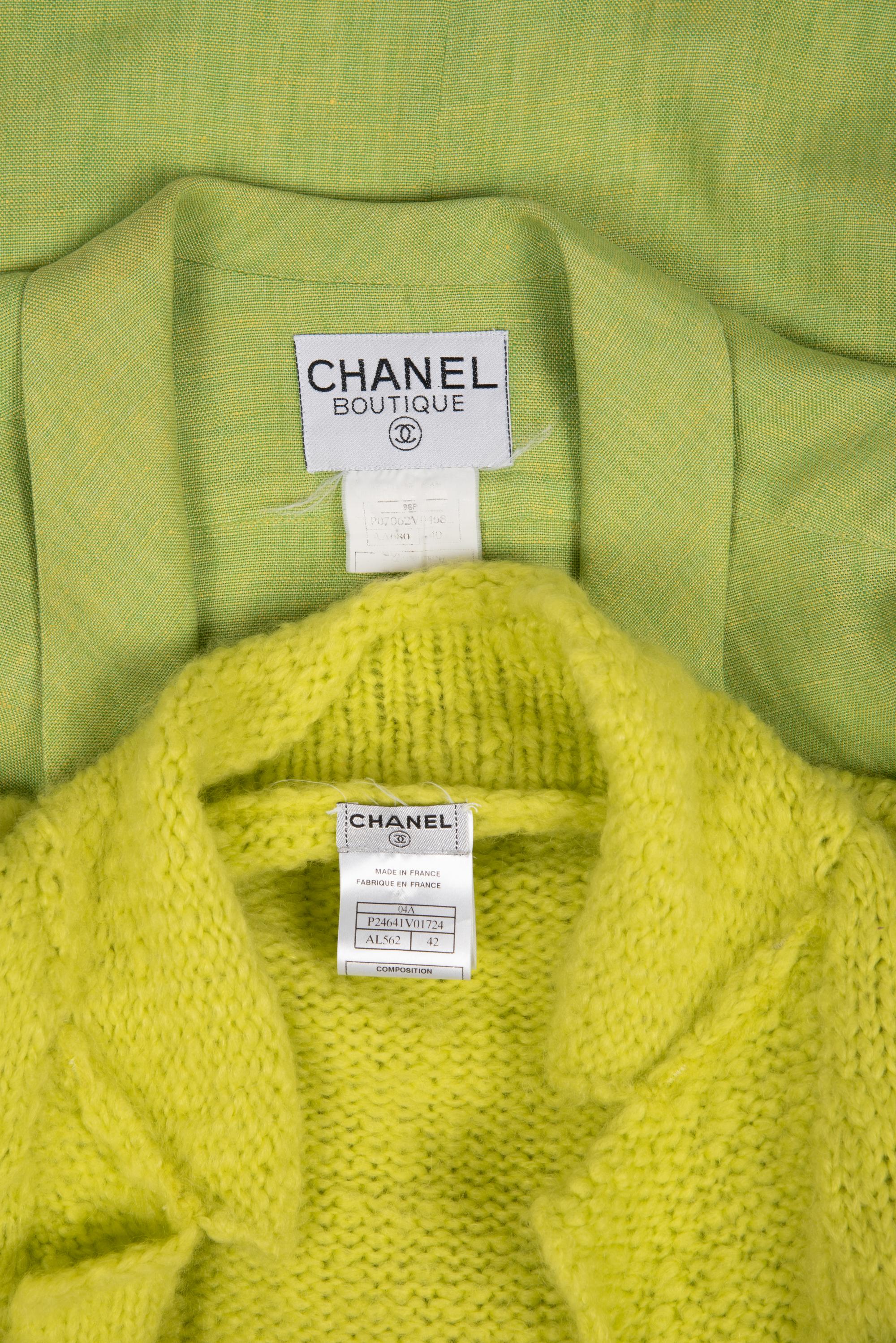 Two Chanel Items: One Jacket, One Shirt, 1998-2004