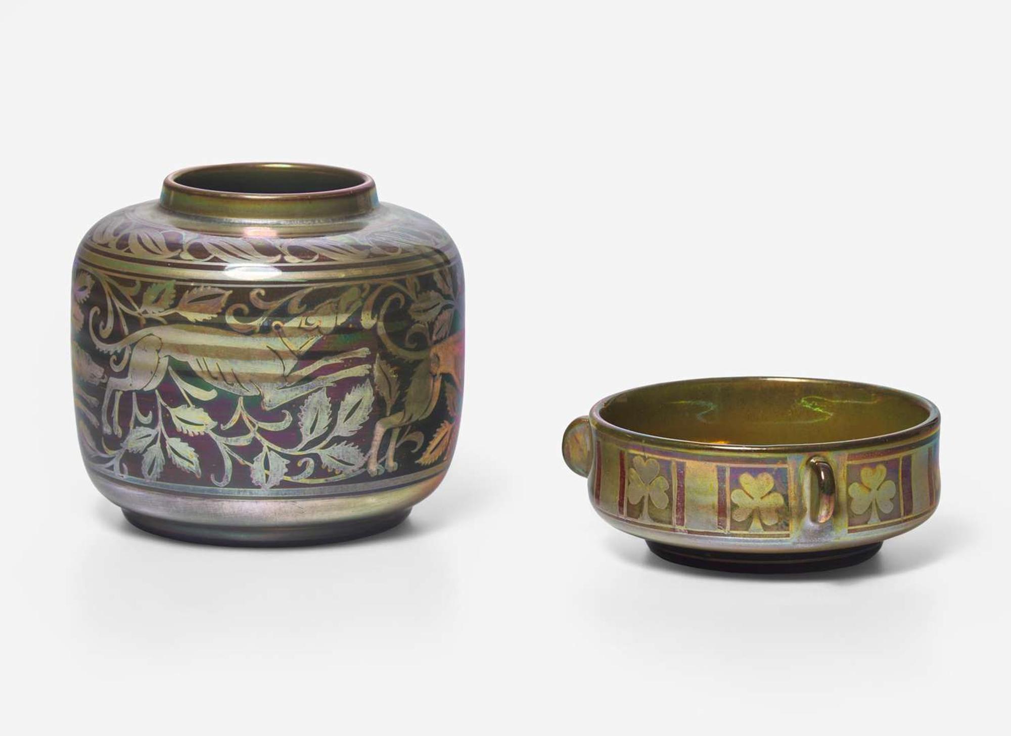 William S. Mycock and Gladys Rogers for Pilkington, Two Vessels