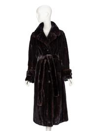 Christian Dior, Belted Mink Fur Coat
