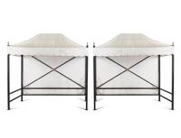 A Pair of Mario Papperzini 'Amalfi' Cabanas with Covers