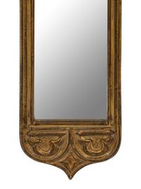 A Pair of Art Nouveau Gilt Framed Pier Mirrors
