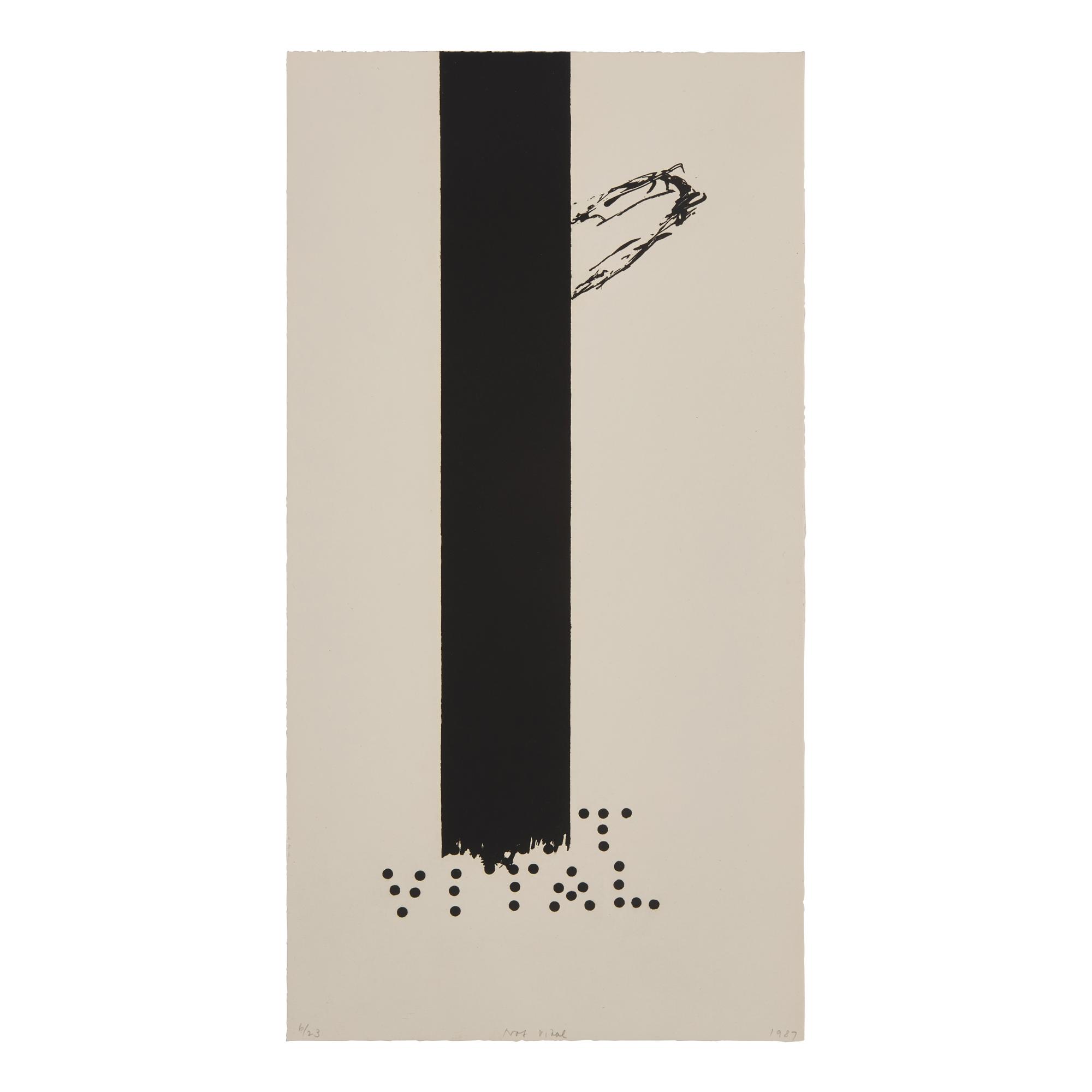 Not Vital (Swiss, b. 1948) — Snowblind, 1987 (portfolio of 6 etchings and a monoprint, with a portfolio case)