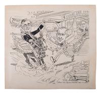 [INDIANA]. Posters, cigar boxes, and ephemera related to Indiana politicians incl. Thomas MARSHALL.