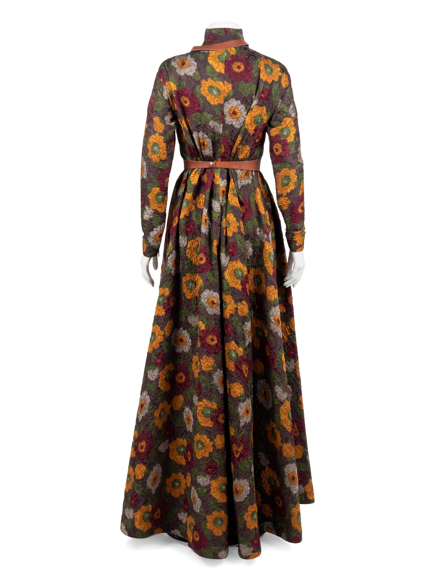 Geoffrey Beene Dress with Leather Harness, Fall 1990