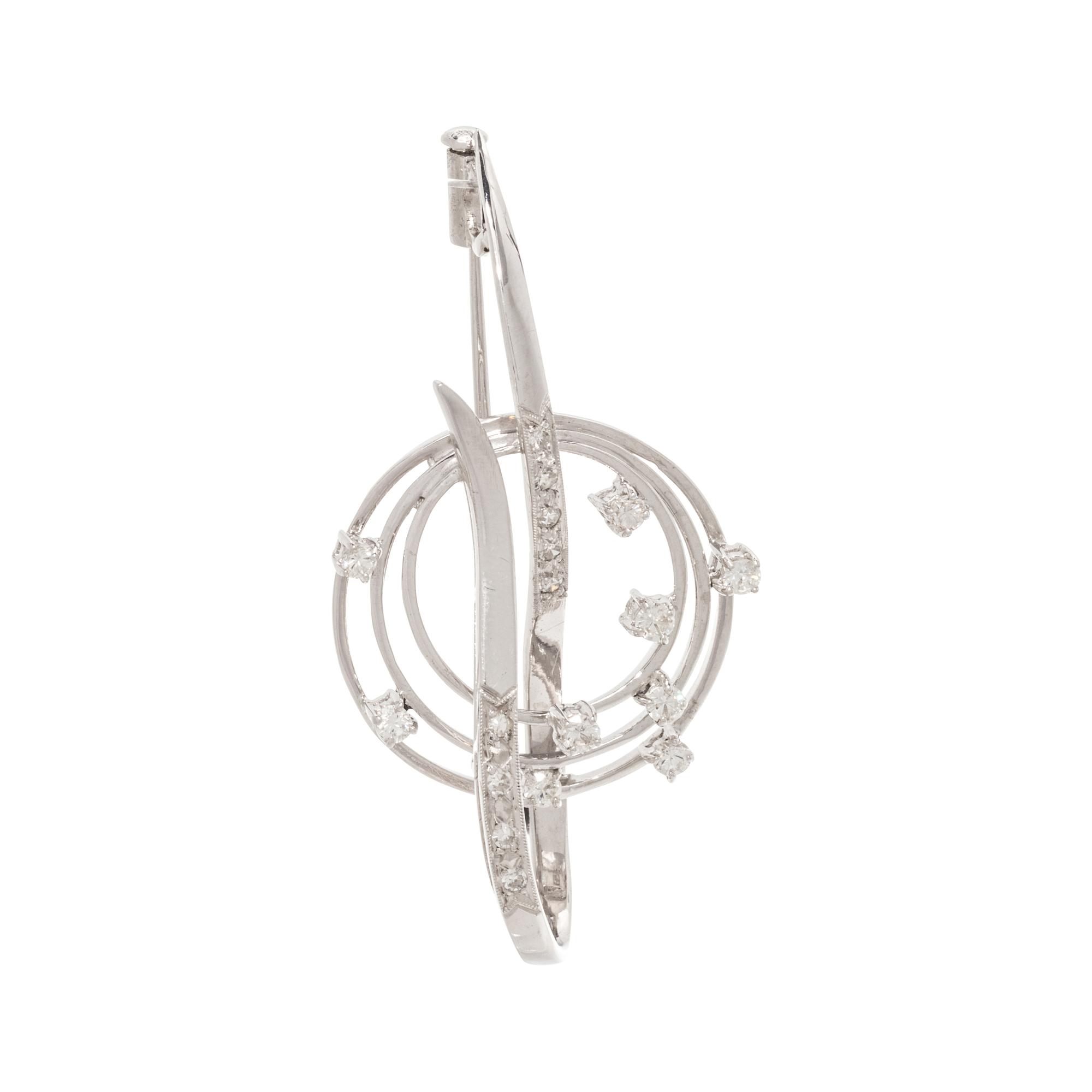 DIAMOND PENDANT/BROOCH