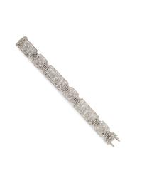 ART DECO, PLATINUM AND DIAMOND BRACELET