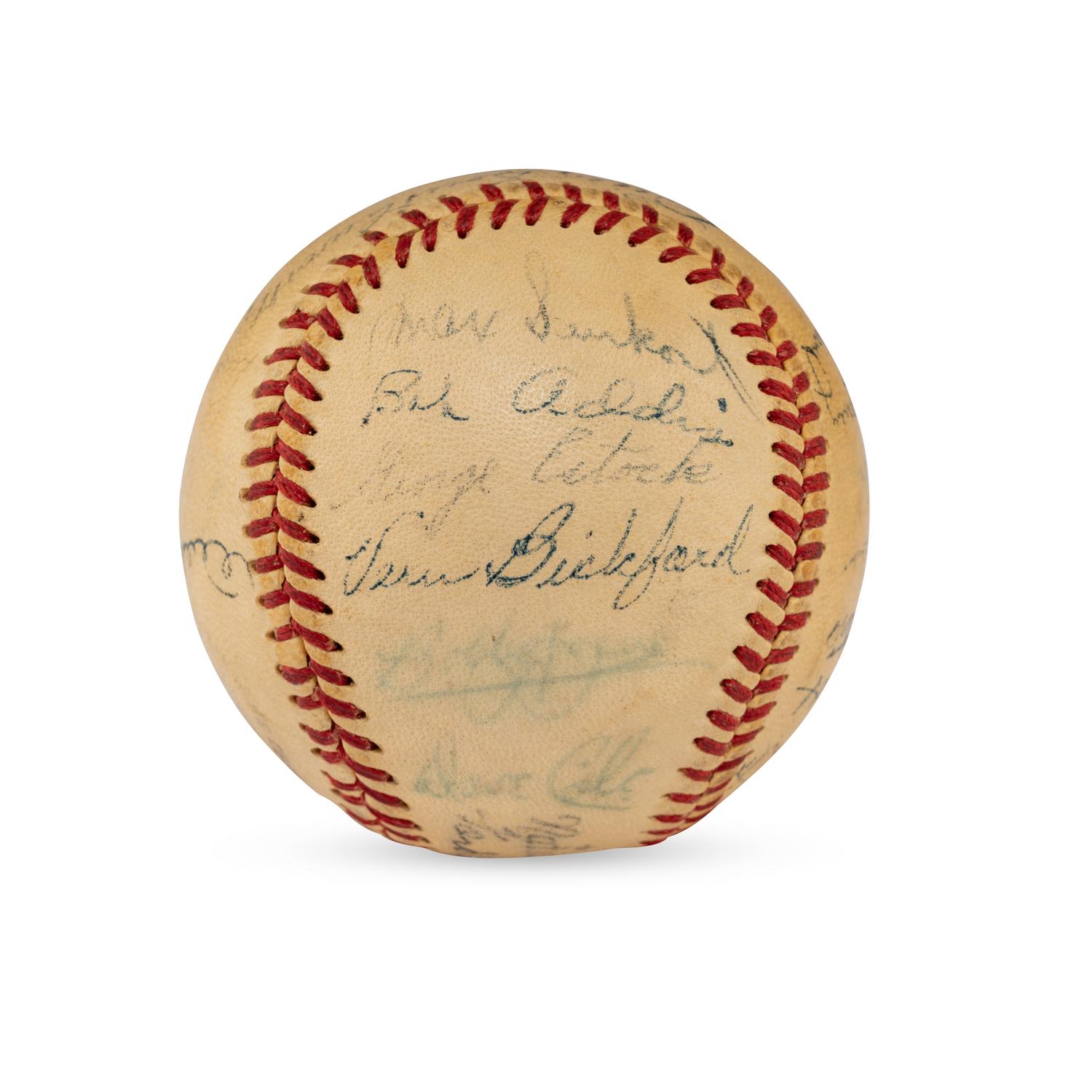 A 1951 Boston Braves Team Signed Autograph Baseball