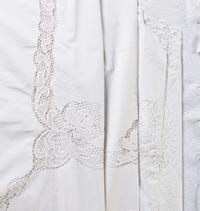 A Group of White Lace Linens
