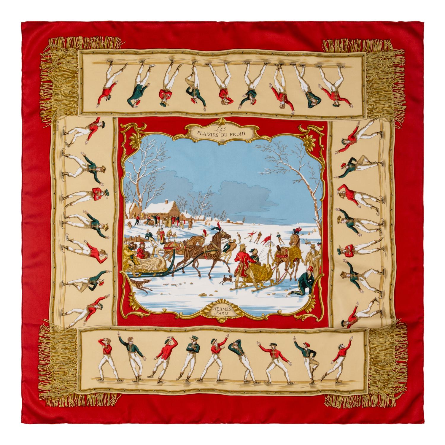 A Group of Three Hermès Scarves