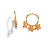 A Pair of Egyptian Gold Earrings