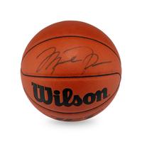 A Michael Jordan Signed Autograph Basketball (Beckett Authentication Services Letter)
