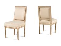 A Pair of Louis XVI Style Painted Side Chairs