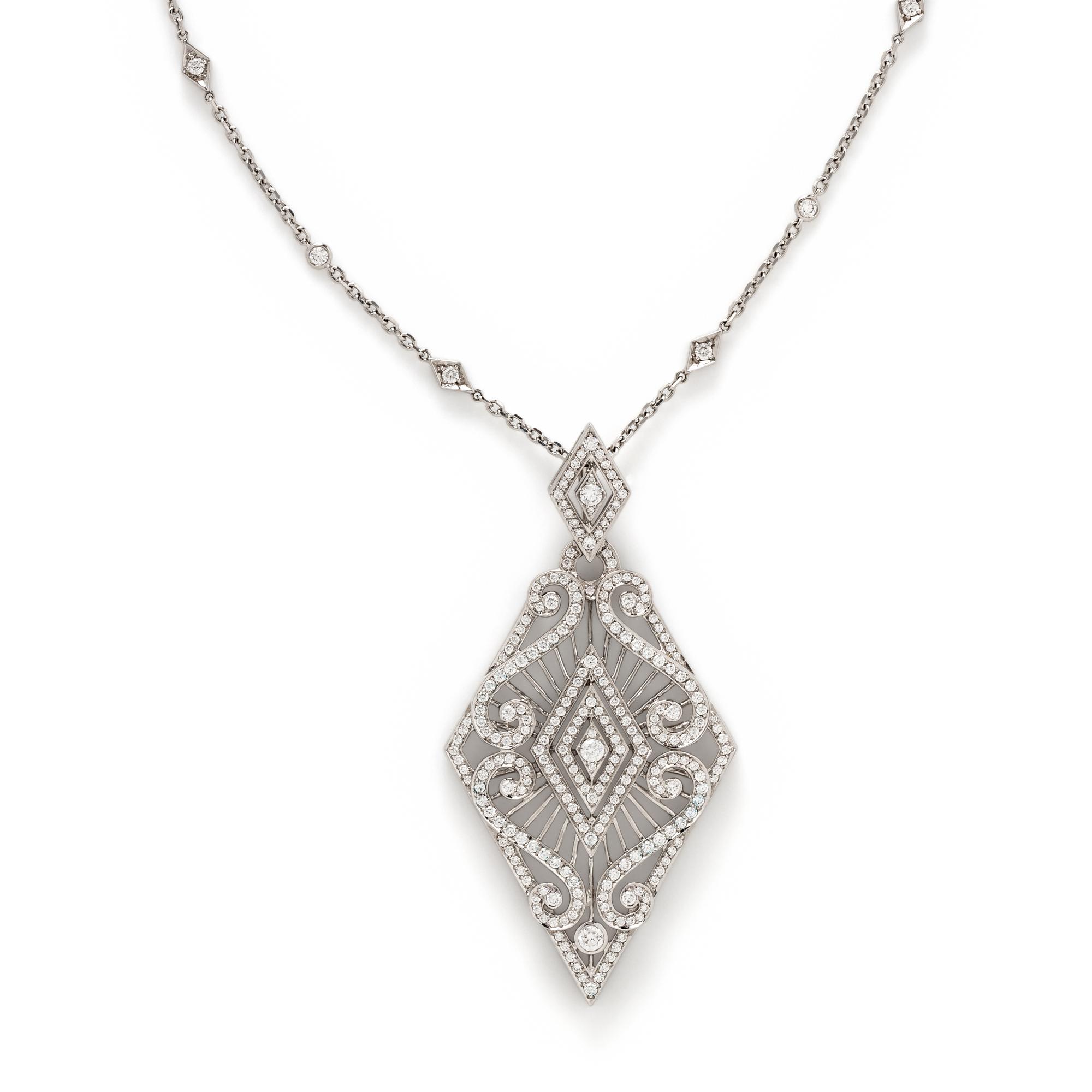 GARRARD, DIAMOND NECKLACE