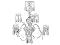 A Waterford Crystal Nine-Light Chandelier