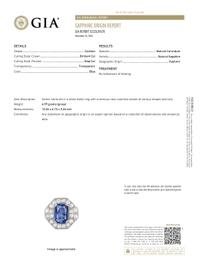 KASHMIR SAPPHIRE AND DIAMOND RING