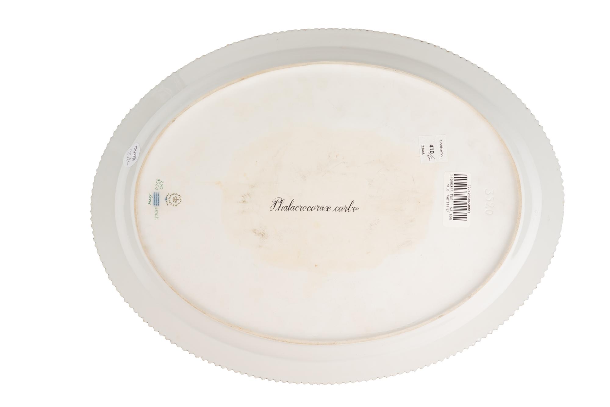Two Royal Copenhagen Fauna Danica Porcelain Game Platters