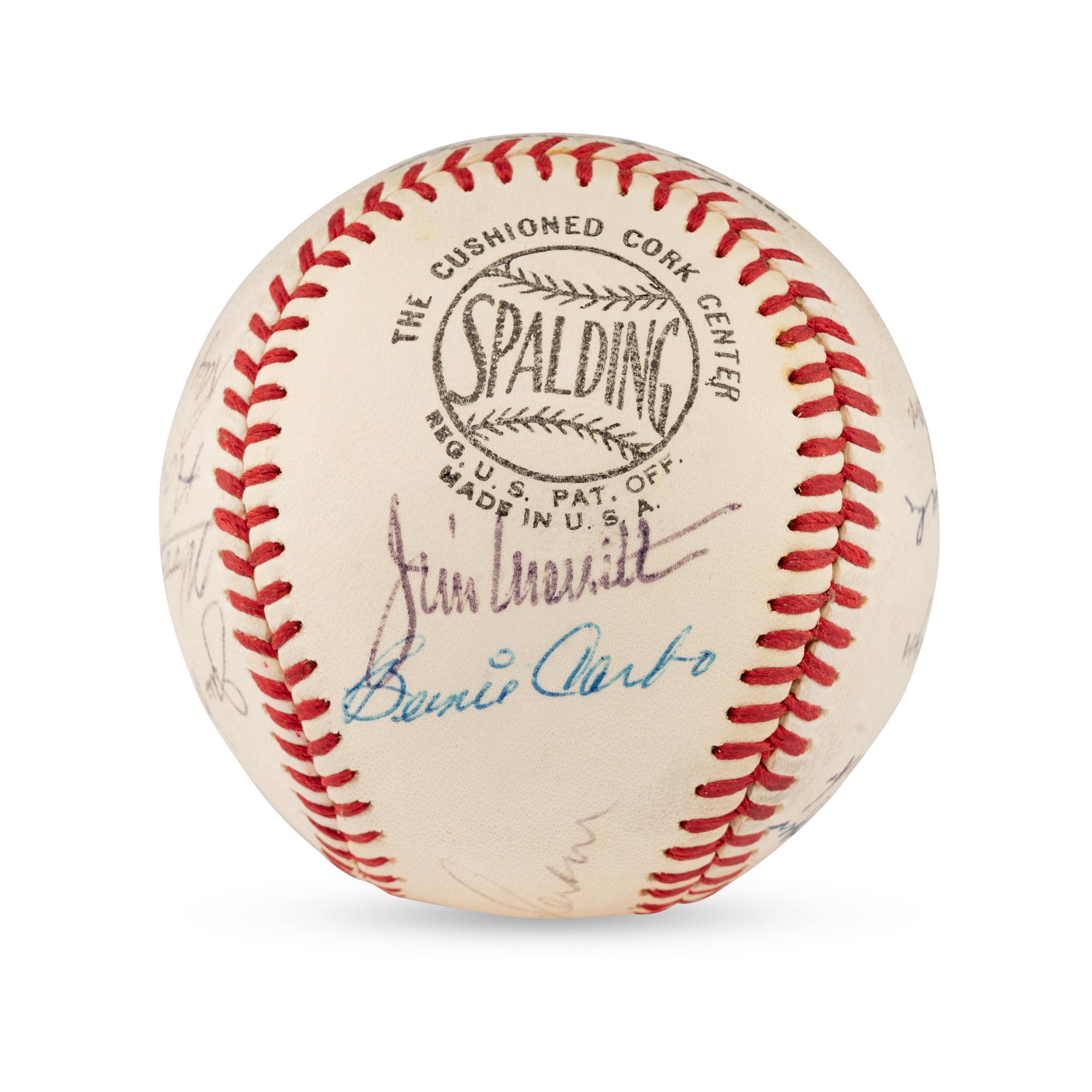 A 1970 Cincinnati Reds Team Signed Autograph Baseball