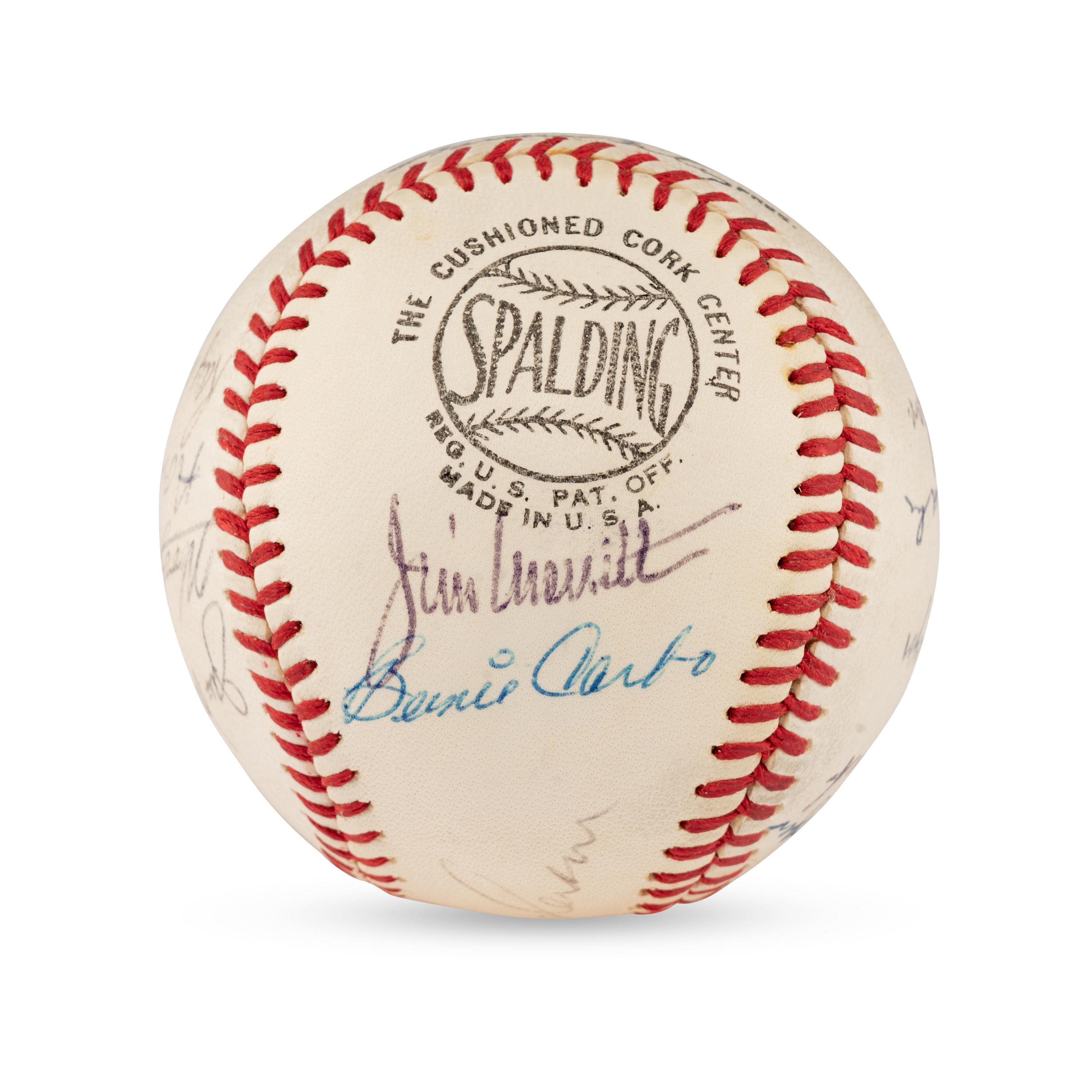 A 1970 Cincinnati Reds Team Signed Autograph Baseball