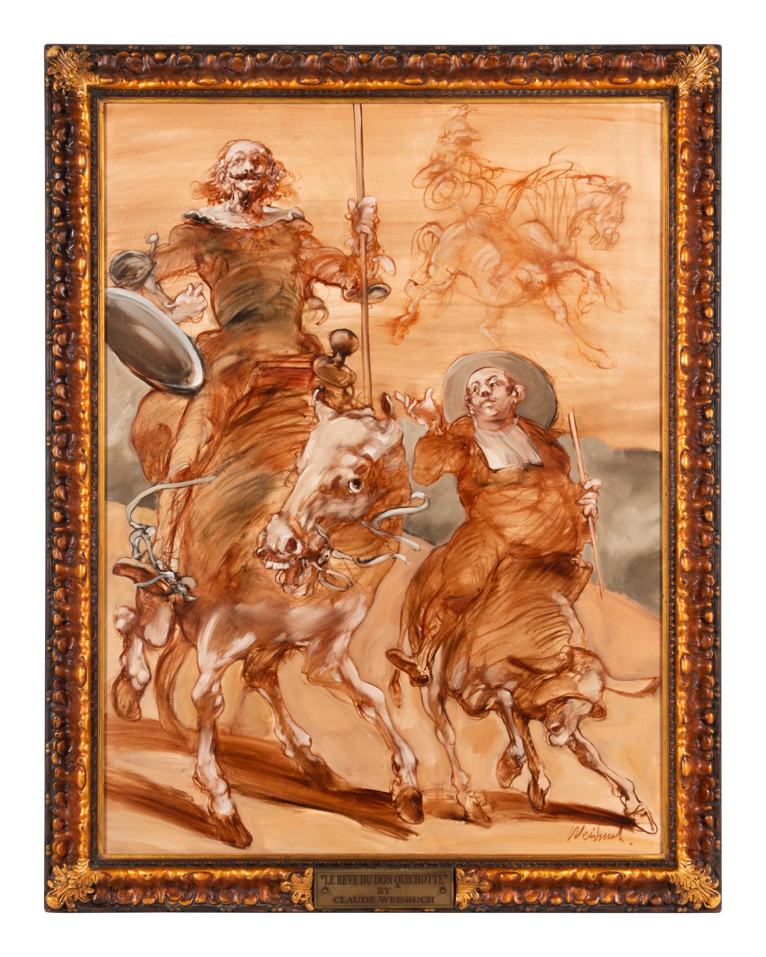 Don Quichotte au Cirque dans l'Arene and Le Rêve du Don Quichotte (a pair)