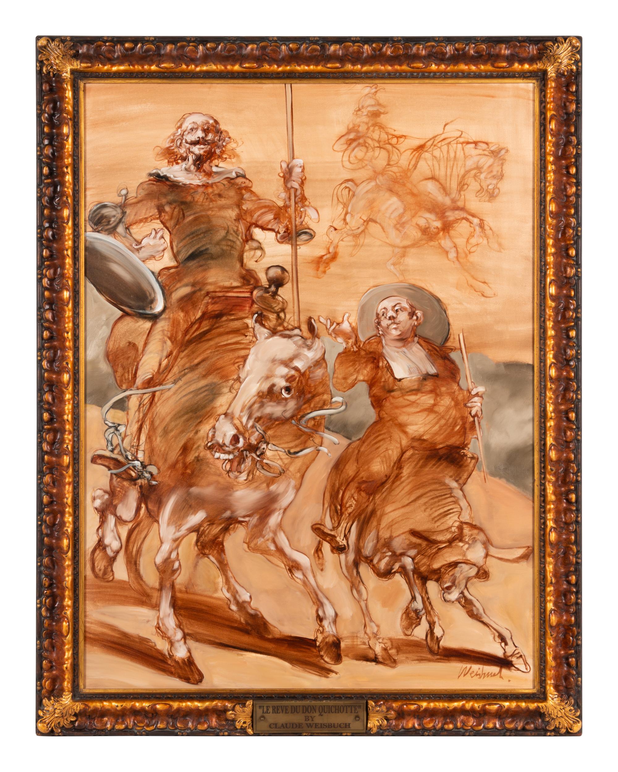 Don Quichotte au Cirque dans l'Arene and Le Rêve du Don Quichotte (a pair)