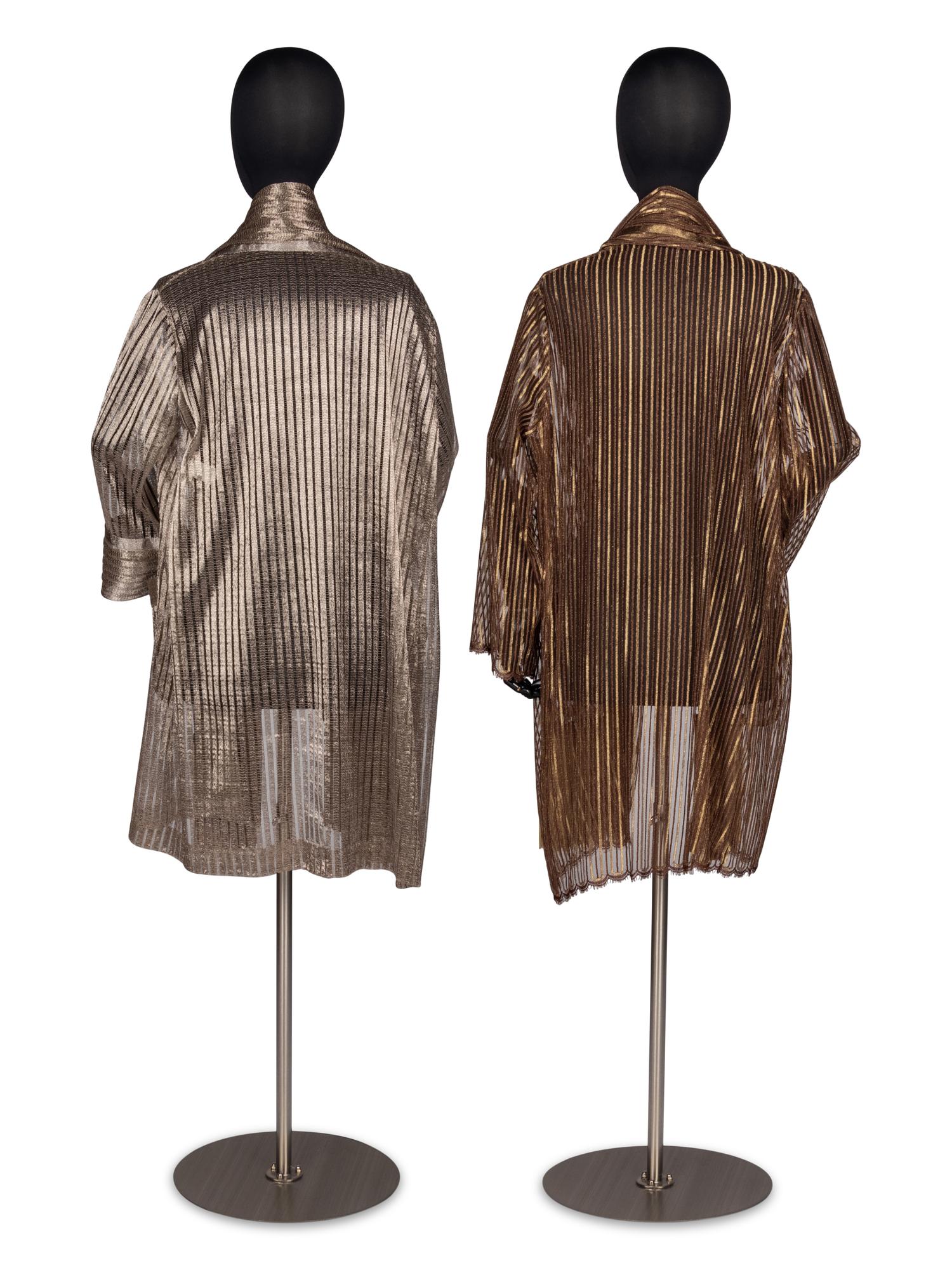 Two Romeo Gigli Metallic Jackets