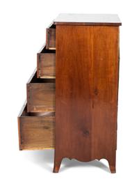 A Federal Cherrywood Inlaid Chest of Drawers