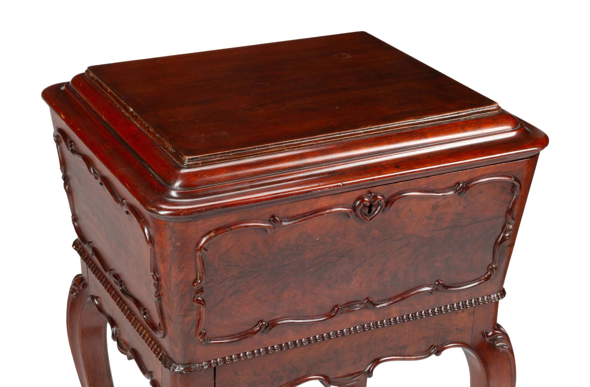 An English Mahogany Tea Poy
