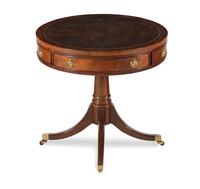 A George III Style Aston Court by Henrendon Mahogany Drum Table