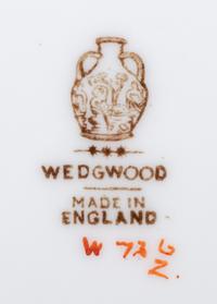 A Set of Twelve Wedgwood Porcelain Plates