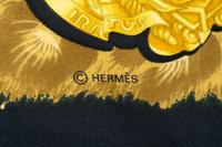 Four Scarves and One Pair of Gloves: Three Hermès, One Gucci, and One Pair of Hermès Gloves