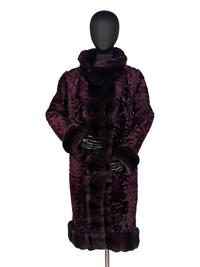 Oscar de la Renta Astrakhan & Chinchilla Coat
