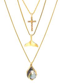 A Collection of 14 Karat Yellow Gold Pendant Necklaces, 24.40 dwts.