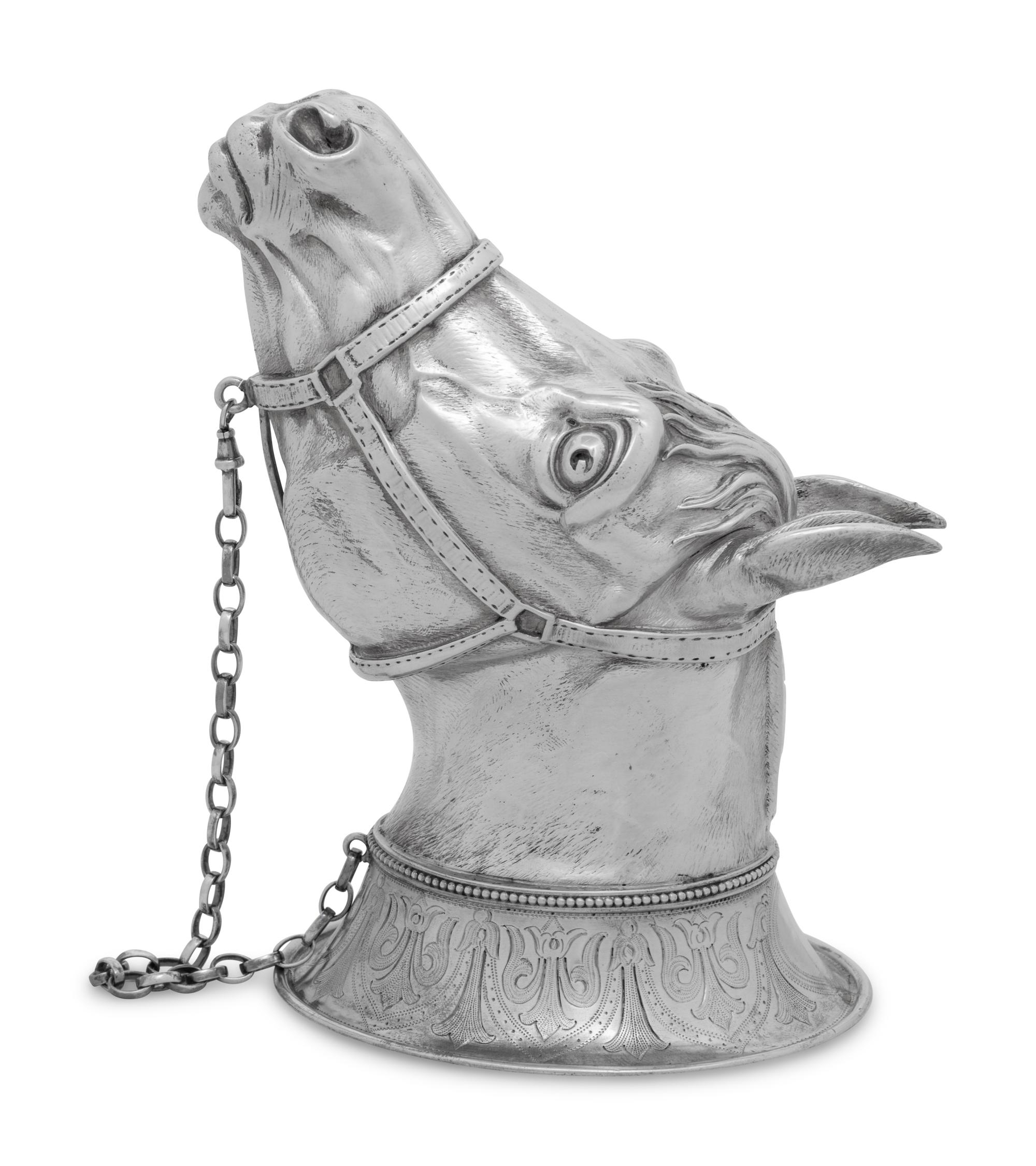 A German Silver Stirrup Cup