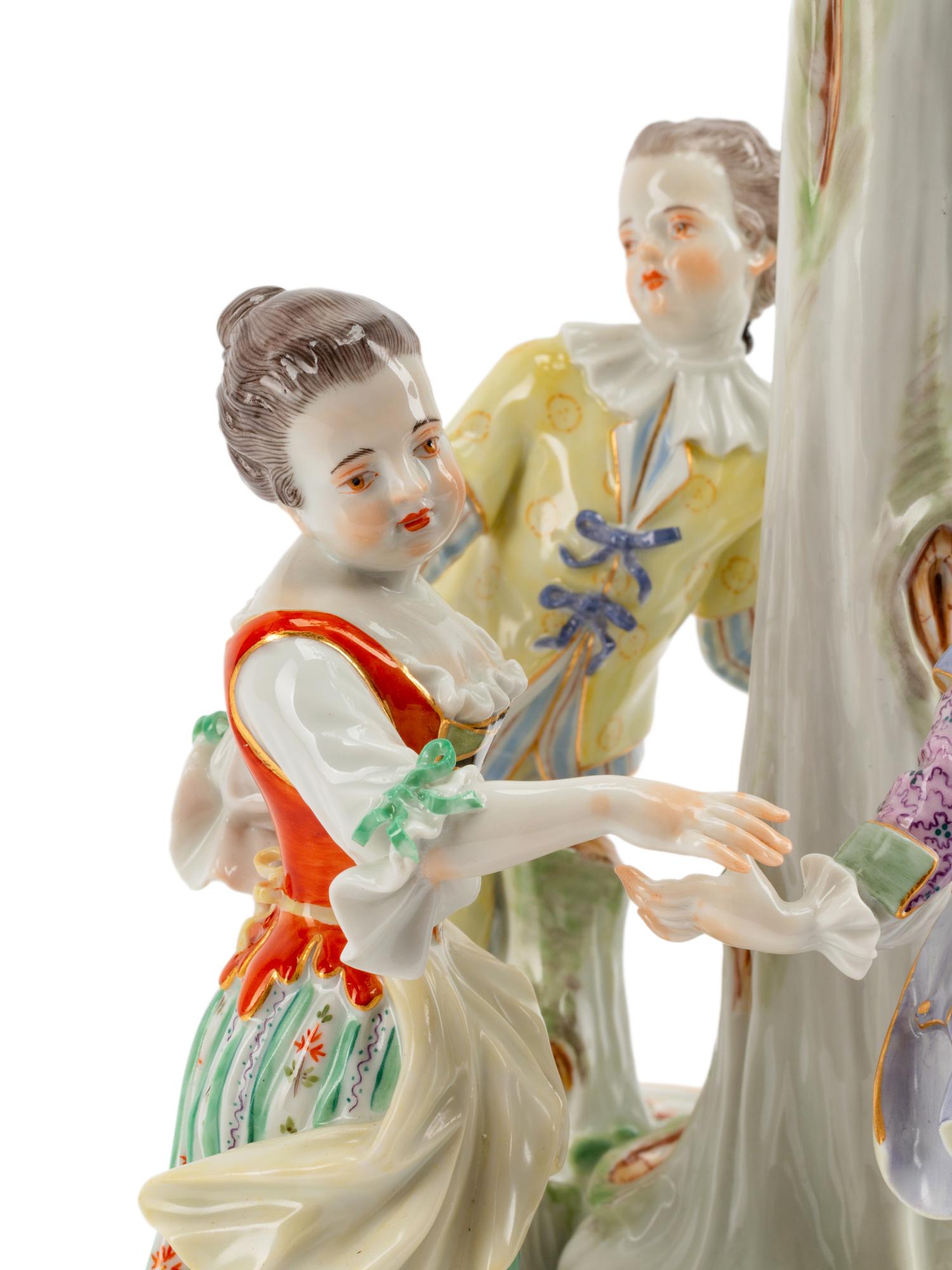 A Meissen Porcelain Figural Group