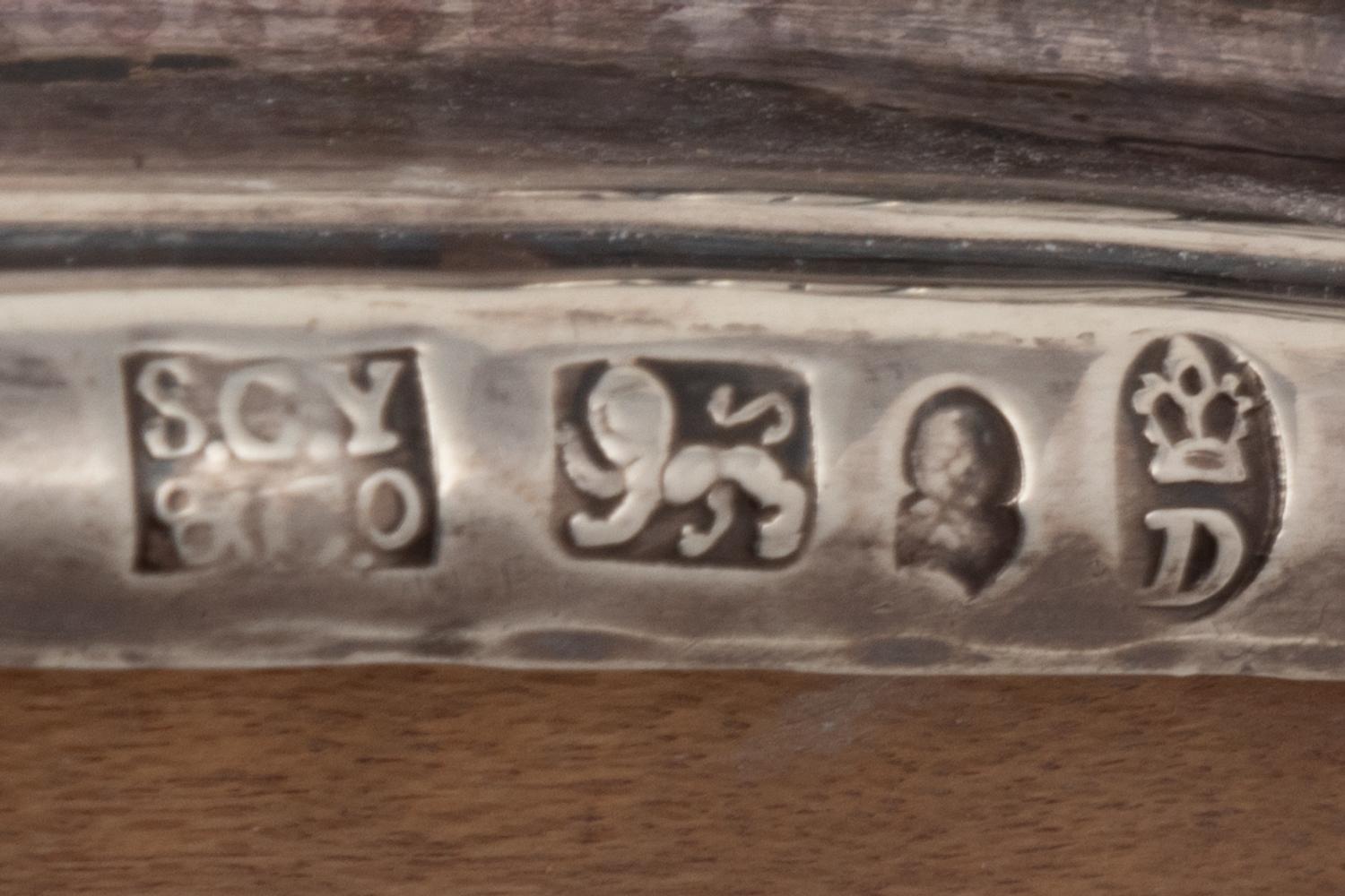 A Pair of George IV Silver Wine Bottle Coasters