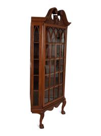 A Chippendale Style Mahogany Corner Cabinet