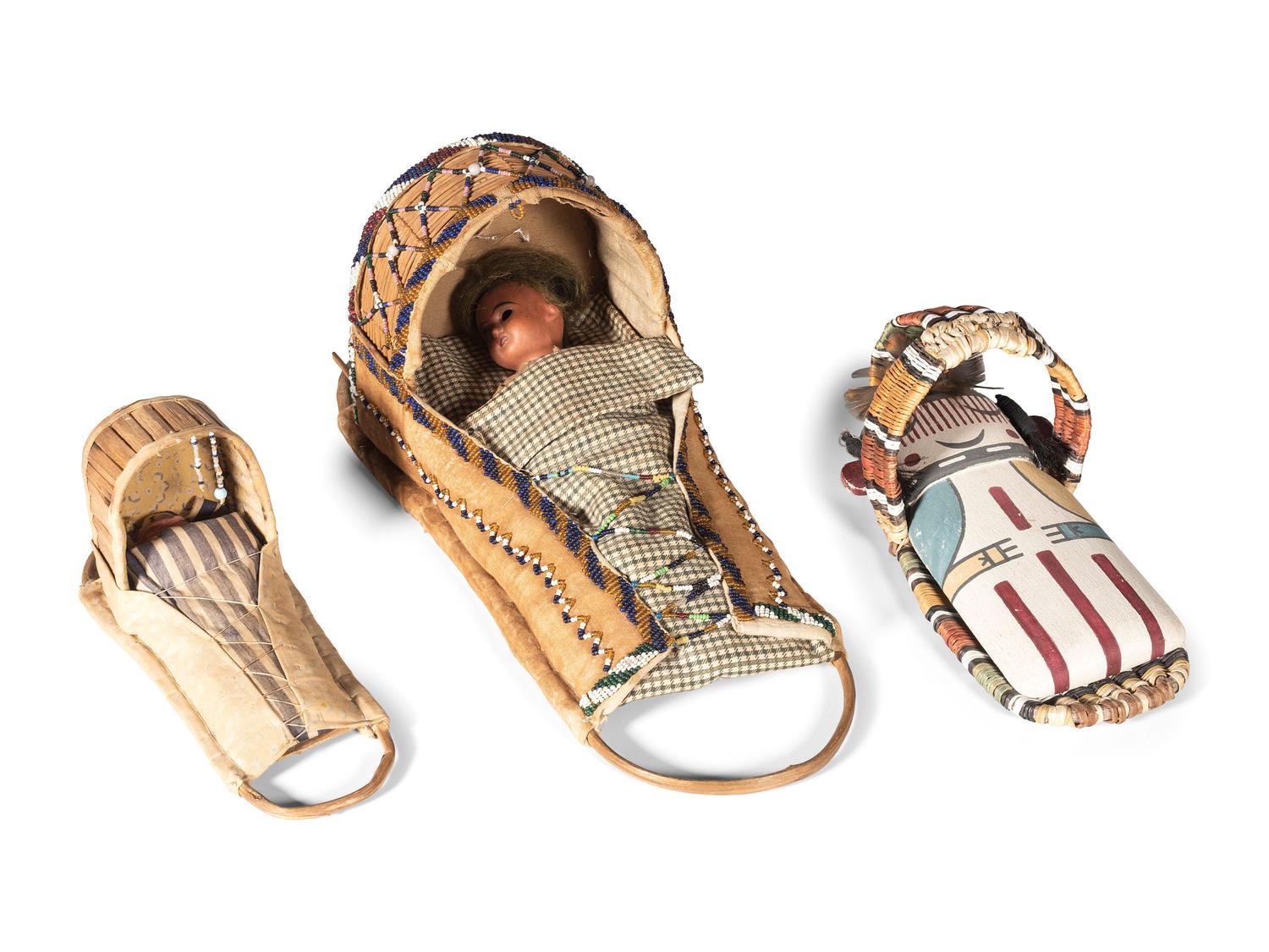 Apache and Hopi Doll Cradles